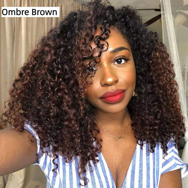 $100 Off | Amanda 7x5/13×6 HD Glueless Lace 300% Density Deep Curly Wig Ombre Color Flash Sale - Image 7
