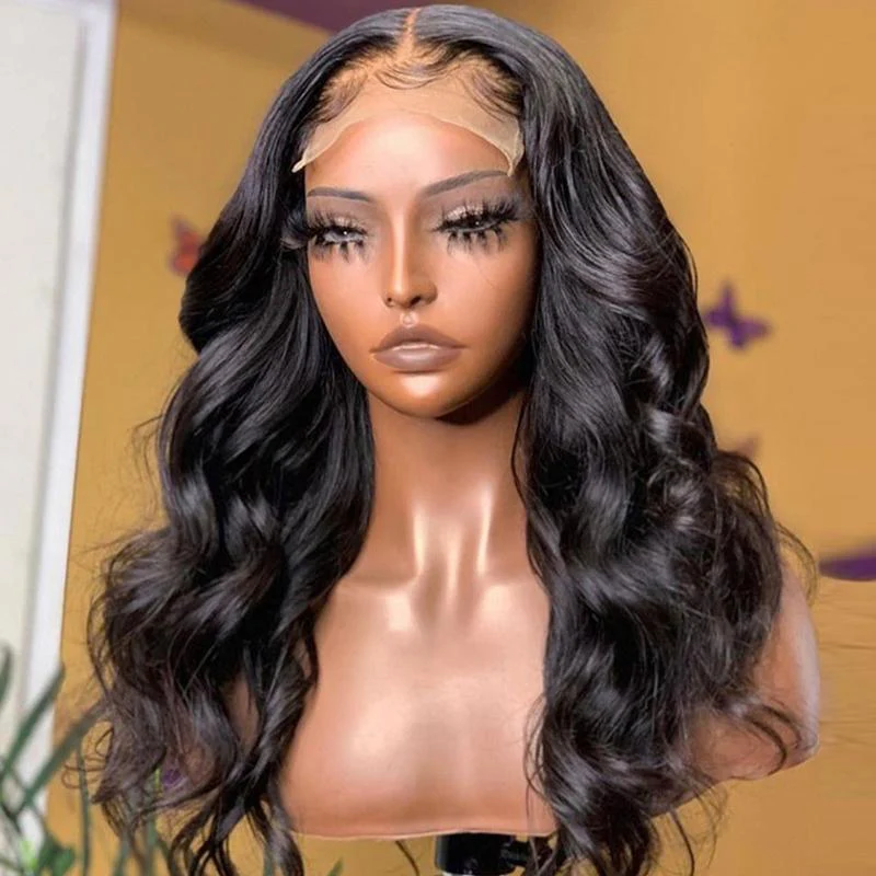 $100 Off| Bouncy and Soft Body Wave Glueless 7×5/13×4 Lace Front Wigs Flash Sale - Image 9