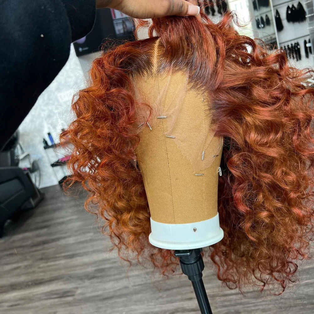 Extra 60% OFF |Ginger 13X4/4x4 Curly Glueless Lace Front Human Hair Wigs For Women No Code Needed Flash Sale -Amanda Hair  Flash Sale - Image 2