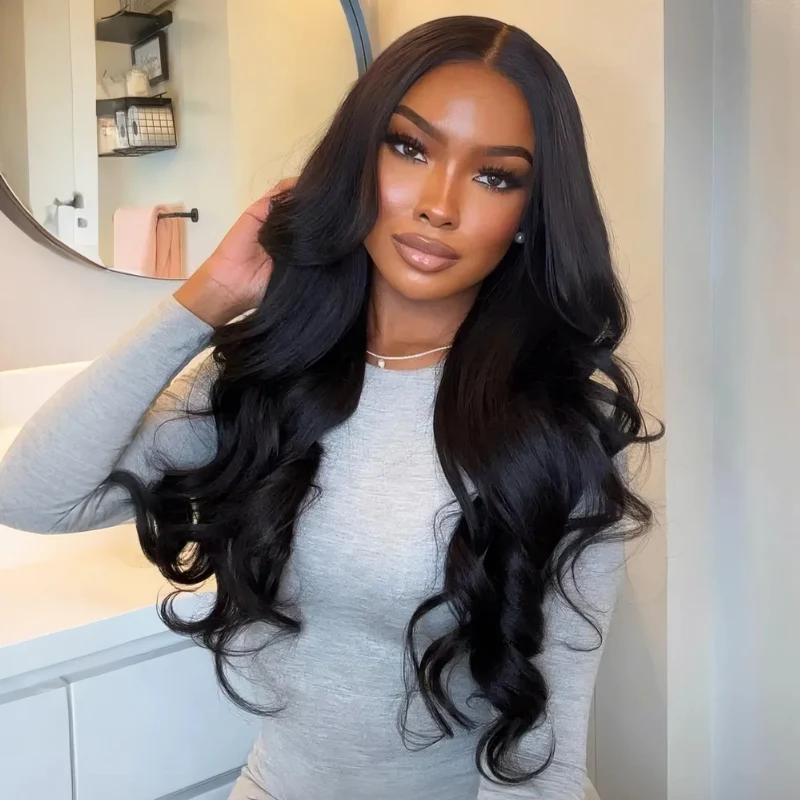 $139=28'' | 24H Fast Shipping Body Wave 13x6 Lace Front HD Transparent Lace Human Hair Wig Flash Sale (Only For US Orders) - Image 3