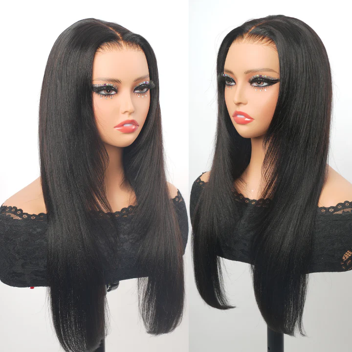 $119=28'' | 24H Fast Shipping Glueless Butterfly Layered Cut Yaki Straight Lace Front Wigs Flash Sale (only for US orders) - Image 5