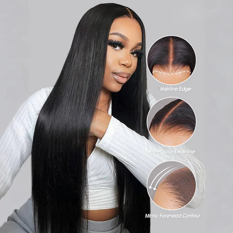 $129=26'' | 24H Fast Shipping Glueless Straight Lace Front Human Hair Wigs Flash Sale （Only For US Order) - Image 4