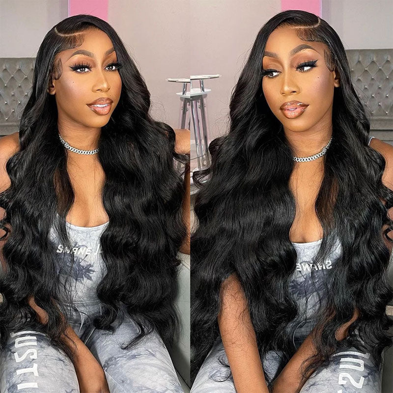 3 Wigs for $239 | 26" Body Wave 200% Density 13×6 Lace Front Wig + 22" Straight 6×4 Glueless Lace Wig + 20" kinky Curly Half Wig Flash Sale - Image 2