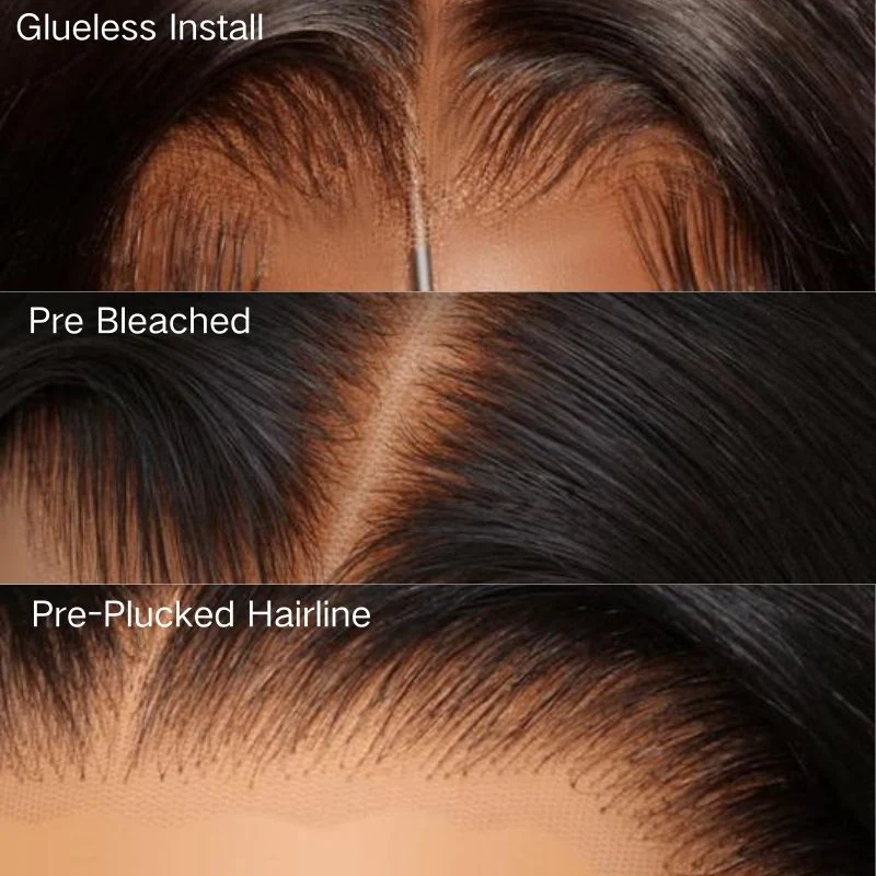 Highlight Brown Colored Loose Wave Glueless 13x4 Full Lace Front Wigs Human Hair - Amanda Hair - Image 9