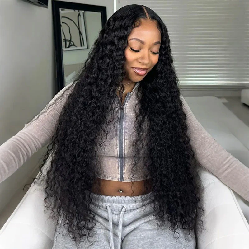 Amanda $199=30'' | Pre Everything Long Curly Hair 13x4 Full Lace Frontal Wig Thick Curly Hair Glueless Wigs Flash Sale - Image 4