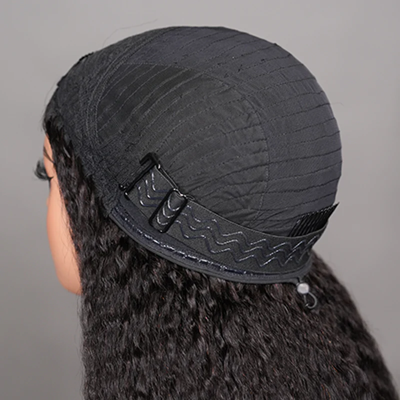 3 In 1 Half Wig | Kinky Straight Glueless Put On & Go Invisible Drawstring Natural Hairline Beginner Friendly Flash Sale - Image 12