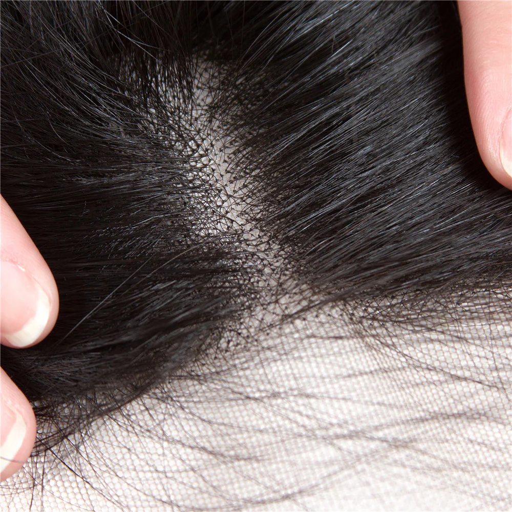 Amanda Peruvian Straight Hair 3 Bundles With 13*4 Lace Frontal 10A Grade 100% Remy Human Hair - Image 6