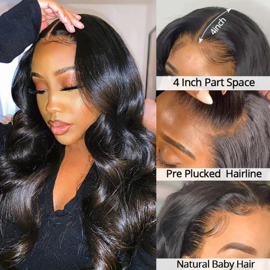 $100 Off| Bouncy and Soft Body Wave Glueless 7×5/13×4 Lace Front Wigs Flash Sale - Image 7
