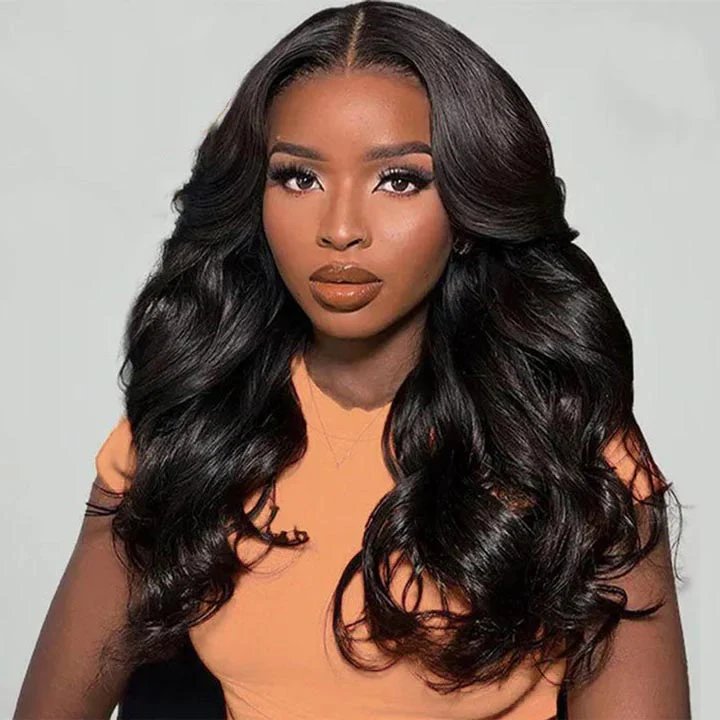 Bogo Flash Sale| Top-Selling Loose Wave Glueless 6x4 Lace Wig with Curtain Bangs + Blonde Highlights 7x5 Full Lace Wig - Image 3