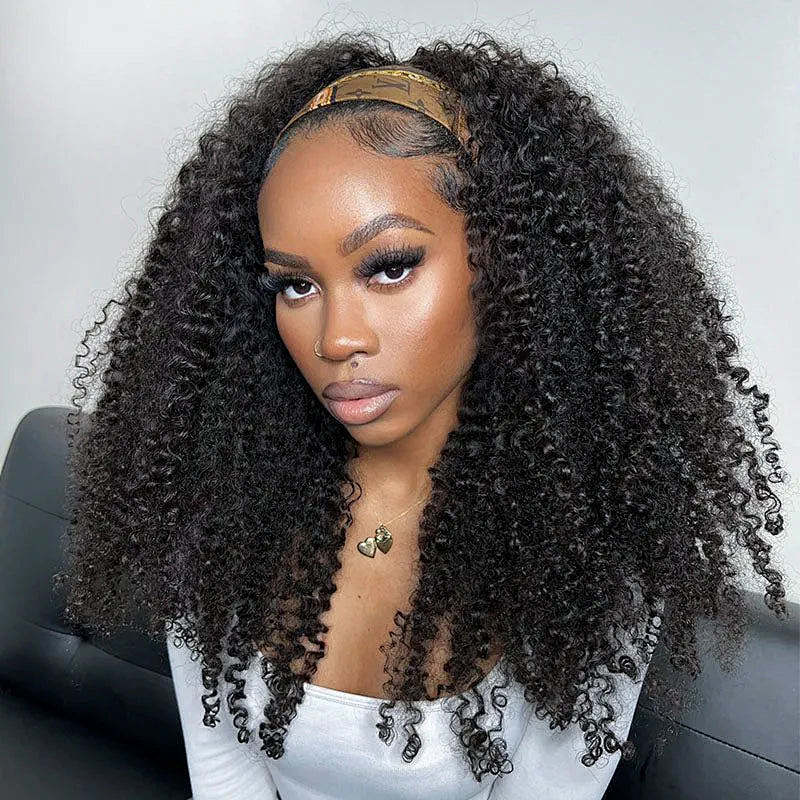 Put On & Go Glueless Flip Over Curly Half Wig Beginner Friendly Flash Sale