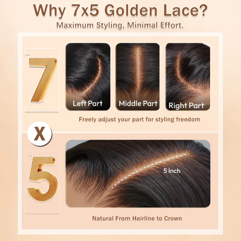 Amanda Highlight Honey Blonde Mix Brown Loose Wave Glueless 13x4 HD Transparent Pre Everything Lace Front Human Wigs - Image 5