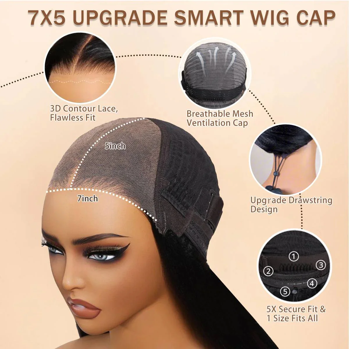 200% Double Drawn Density Burmese Curly Glueless 13x6 HD Lace Wig - Image 9