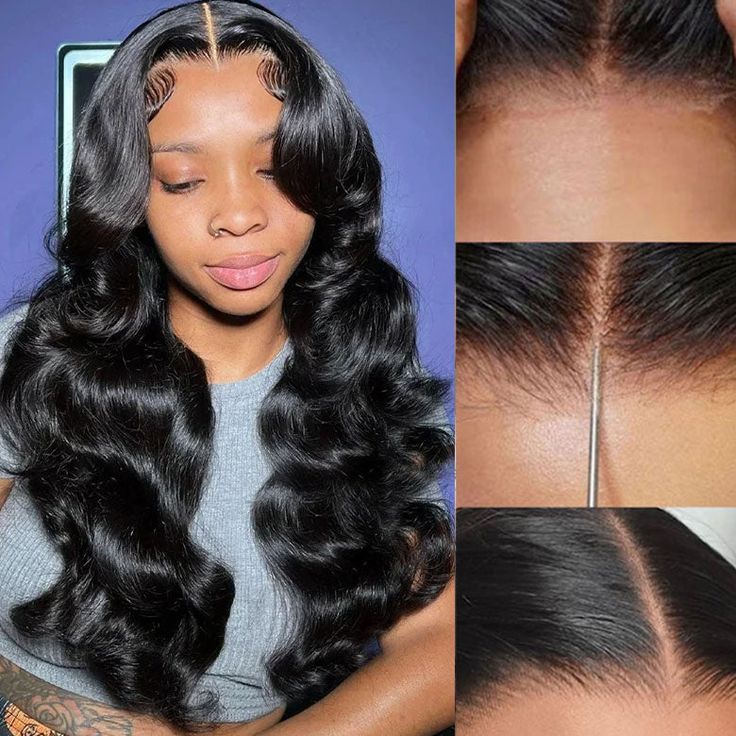Extra 60% OFF| Body Wave 6x4/ 13x6 Lace Front HD Transparent Lace Human Hair Wig Flash Sale - Image 3