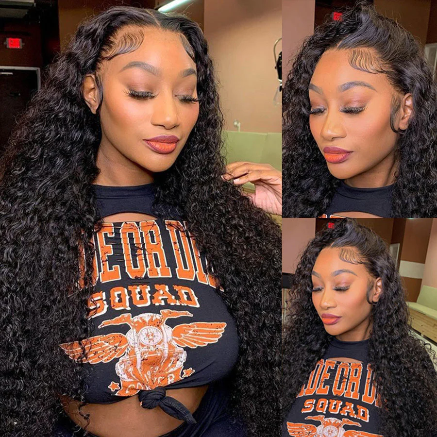 Extra 60% OFF | Deep Wave 13*6 HD Transparent Lace Front Wigs-Flash Sale - Image 2