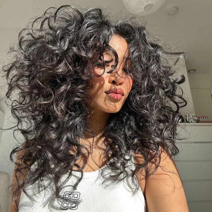 Extra 60% OFF| Glueless Frizzy Loose Wave Human Hair Clear HD Lace Front Bouncy Curly Wigs Flash Sale - Image 2