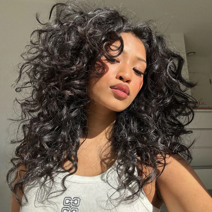 Extra 60% OFF| Glueless Frizzy Loose Wave Human Hair Clear HD Lace Front Bouncy Curly Wigs Flash Sale - Image 4