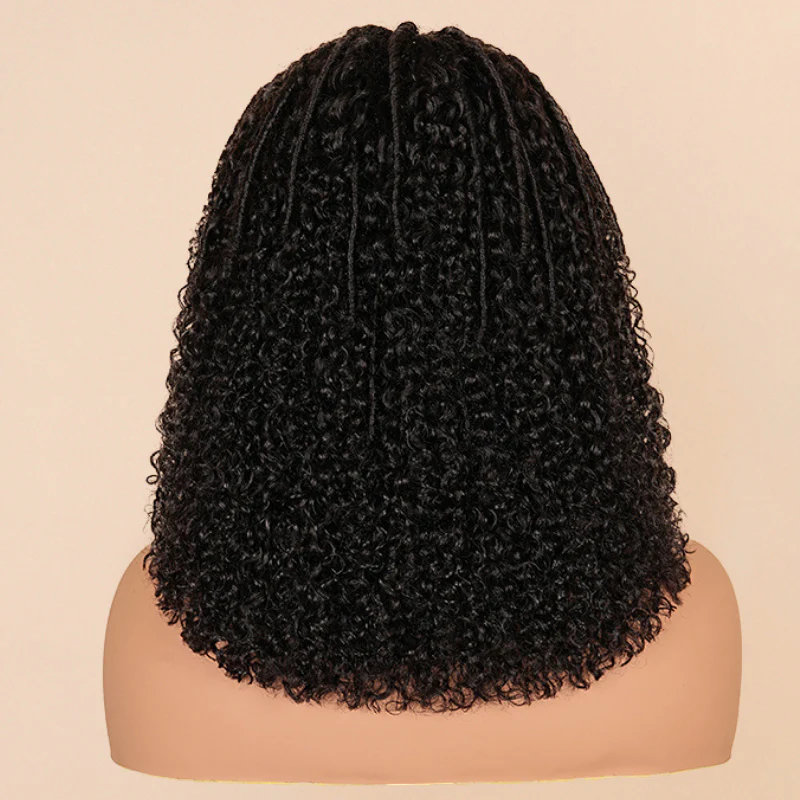 Amanda 7x5 Bohemian Curly Glueless Wig HD Lace 300% Density | Honey Blonde & Red Wine - Image 9