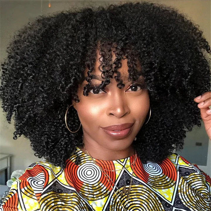 Buy 1 Get 1 Free Glueless Water Wave Reddish Brown 7x5 Lace / 13x4 Lace Front Wigs Dark Auburn Colored 250% Density Wig - Image 2