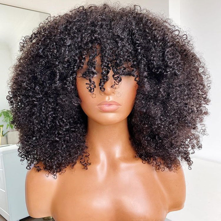 Buy 1 Get 1 Free Glueless Water Wave Reddish Brown 7x5 Lace / 13x4 Lace Front Wigs Dark Auburn Colored 250% Density Wig - Image 6
