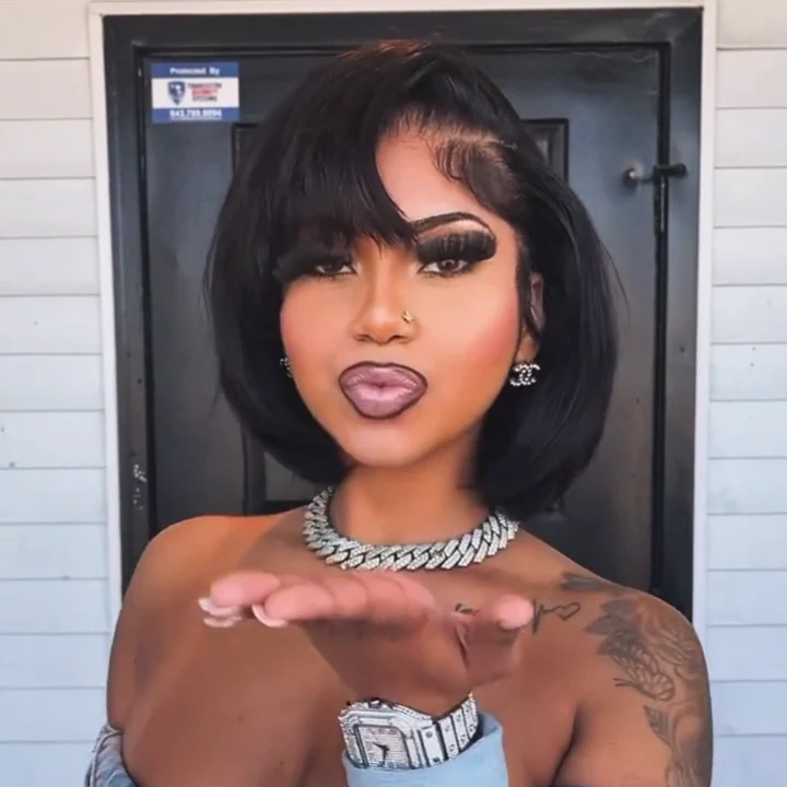 Glueless Straight Short Bob Wig Summer Wig Choice 4x4/13x4 Brazilian Hair Lace Wigs No Code Needed Amanda Hair - Image 2