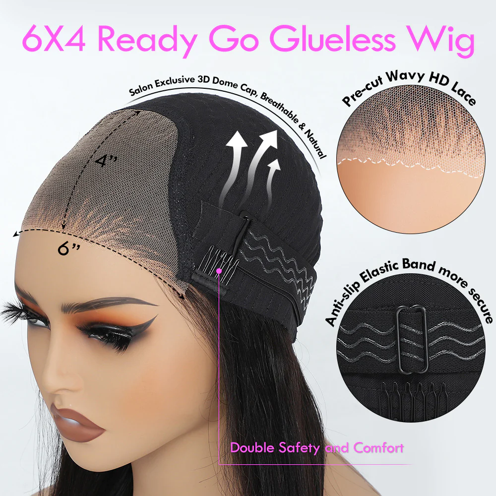 $189=26'' | 200% Density 24H Fast Shipping Loose Wave 13x4 Pre-Everything Lace Frontal Fluffy Wig With Face Framing Curtain Bangs Flash Sale - Image 8
