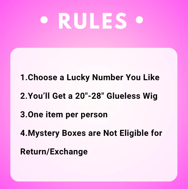 Mid-Year Box Gift| $69 Win 20"-28" Glueless Wig Mystery Box Flash Sale - Image 2