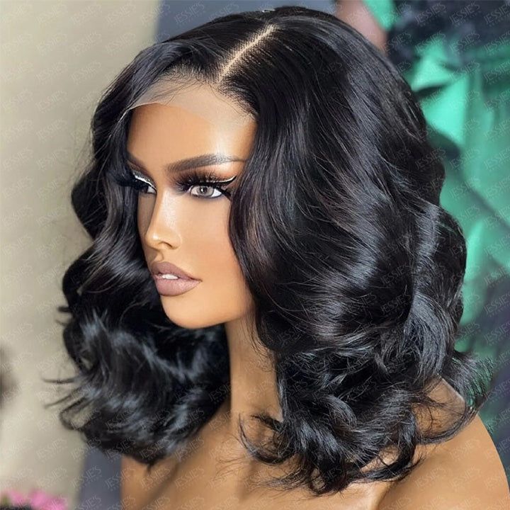 Short Loose Wave 13x4 Full Lace Front Wavy Bob Wig Flash Sale - Image 3