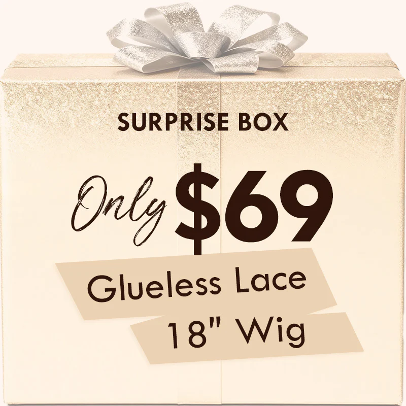 Surprise Box| $69 for Value $153 Glueless Lace Wig Flash Sale